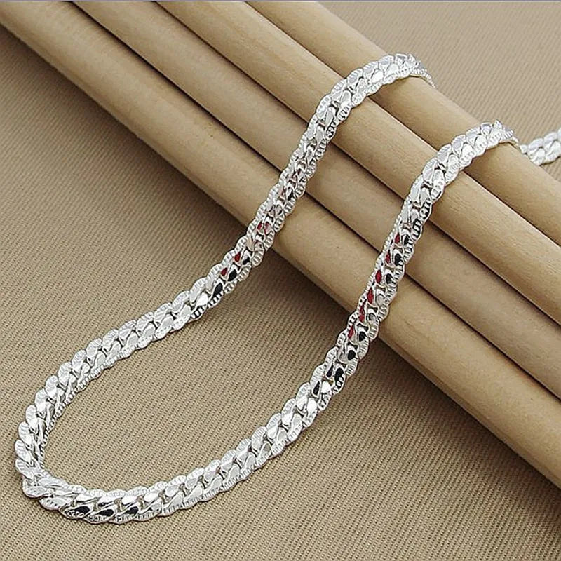 925er Sterling Silber Halskette – Zeitlose Eleganz für Sie