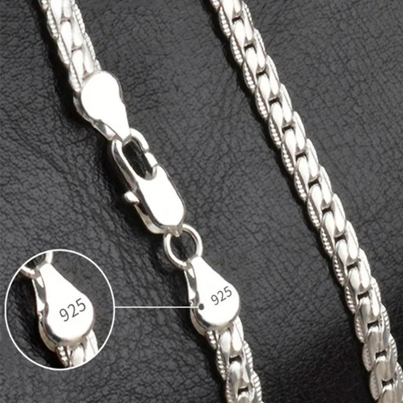 925er Sterling Silber Halskette – Zeitlose Eleganz für Sie
