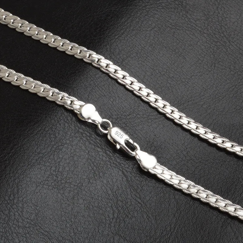 925er Sterling Silber Halskette – Zeitlose Eleganz für Sie