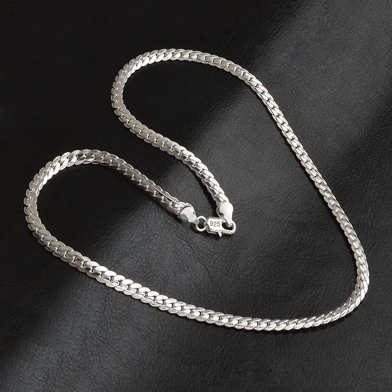 925er Sterling Silber Halskette – Zeitlose Eleganz für Sie