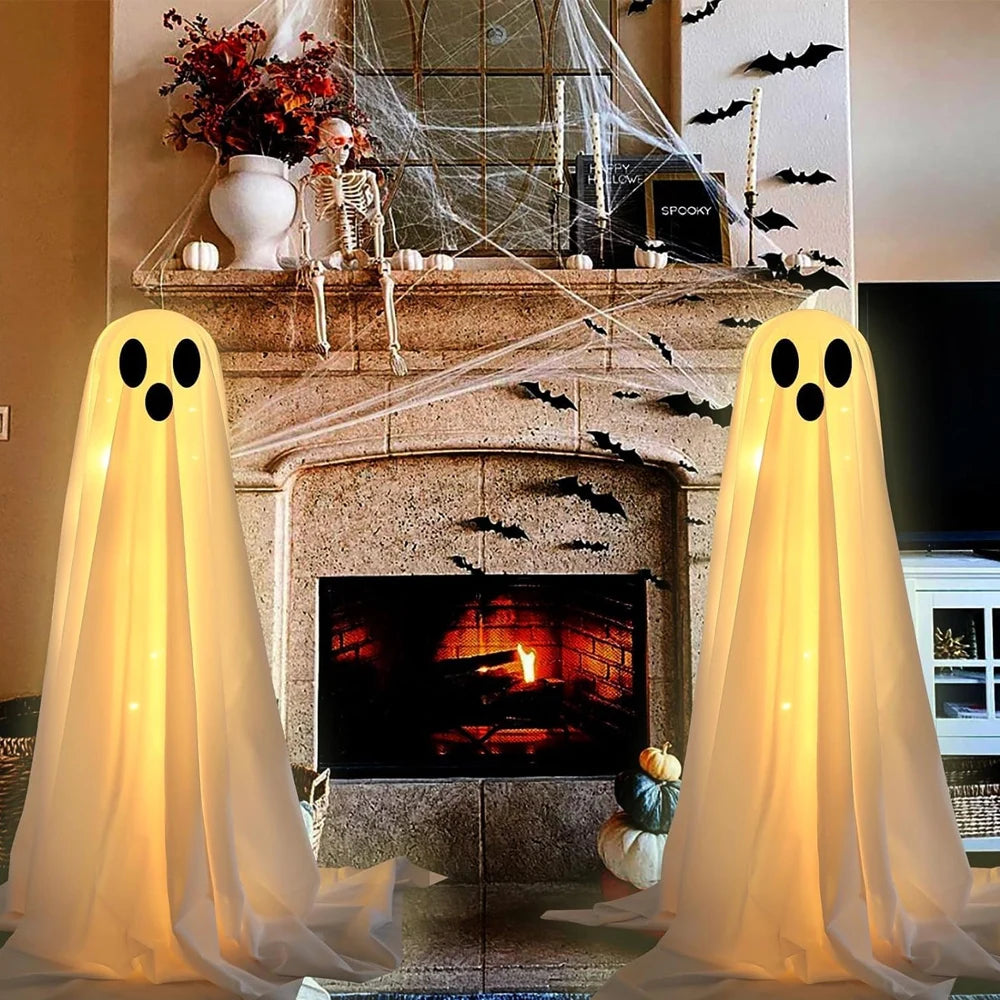 SpookyLite – Halloween-åndedekoration med LED-lys til indendørs og udendørs brug