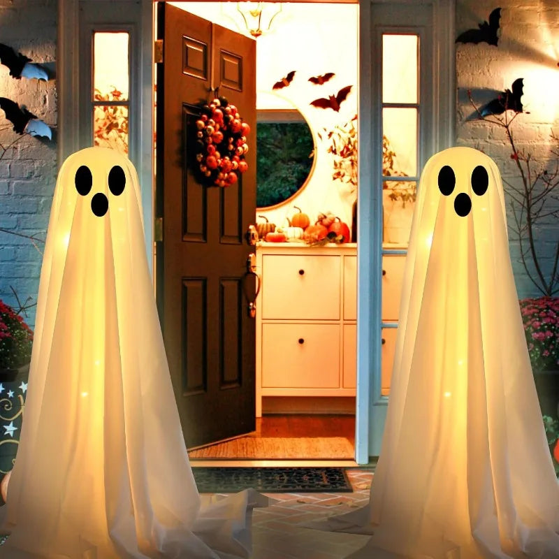 SpookyLite – Halloween-åndedekoration med LED-lys til indendørs og udendørs brug