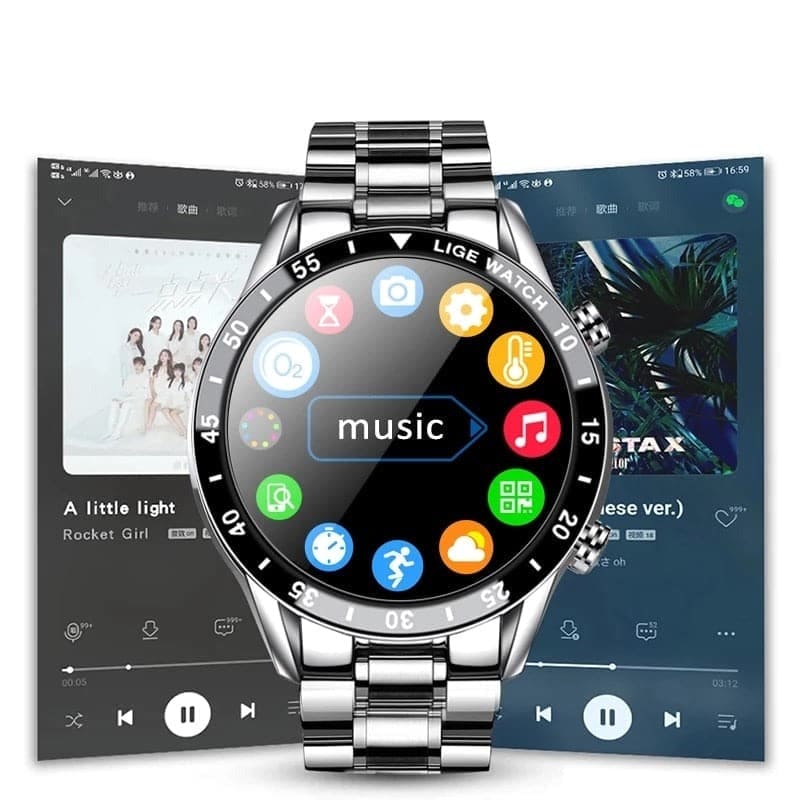 Luxuriöse Smartwatch – Stilvoll, intelligent und vielseitig