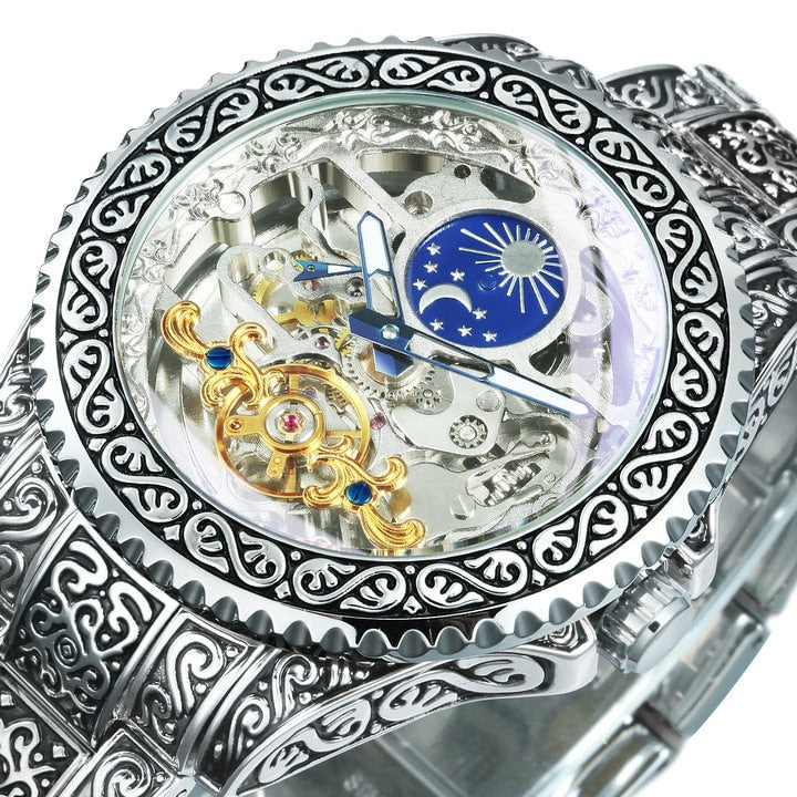 Devako Automatik Tourbillon Uhr - 30m wasserdicht, Automatikwerk, verstellbare Größe
