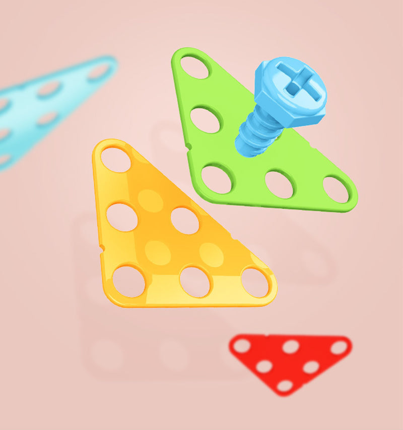 Kreativbaukasten mit Spielzeugbohrmaschine - BuildyDrill