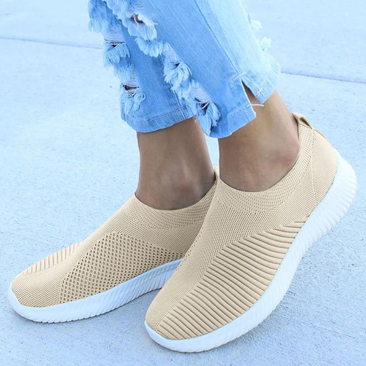 Ava – Rosa Slip-on Mesh Turnschuhe für Damen mit leichtem Komfort