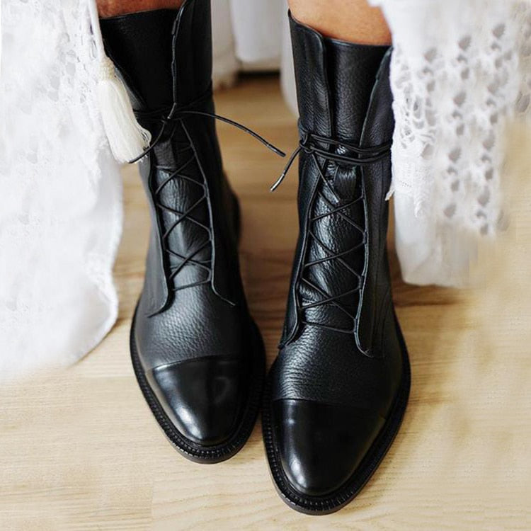 Sofia | Stiefel im Vintage-Look mit Absatz