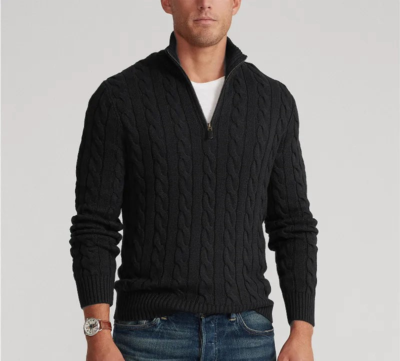 Stilvolles Sweatshirt mit Reißverschluss für Männer - Atreus