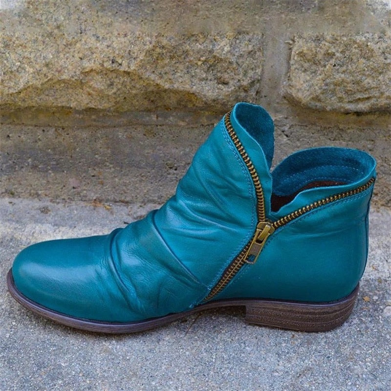 Damenstiefel mit Reißverschluss - Rene