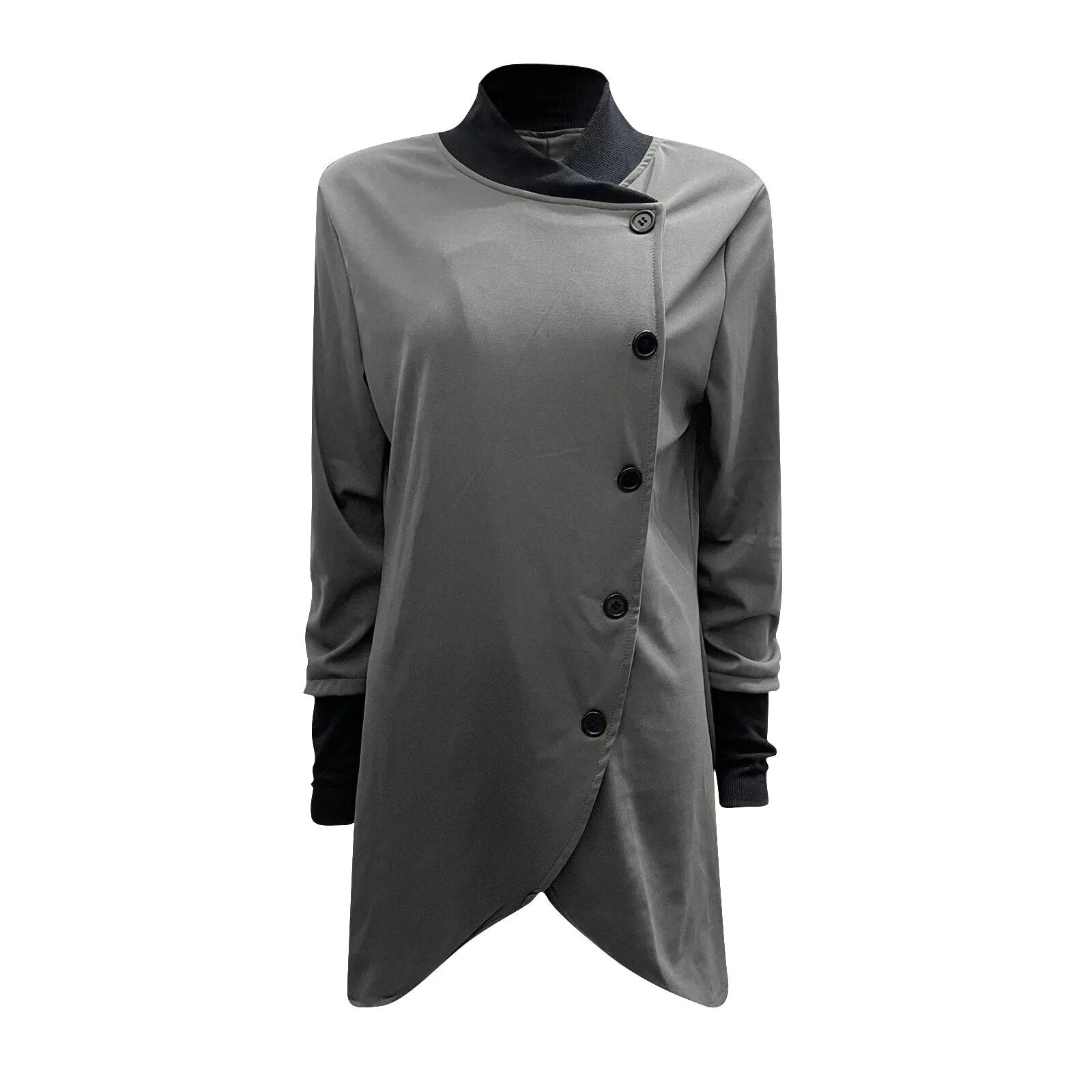 Bianca – Elegant damejakke med knap og statement-design