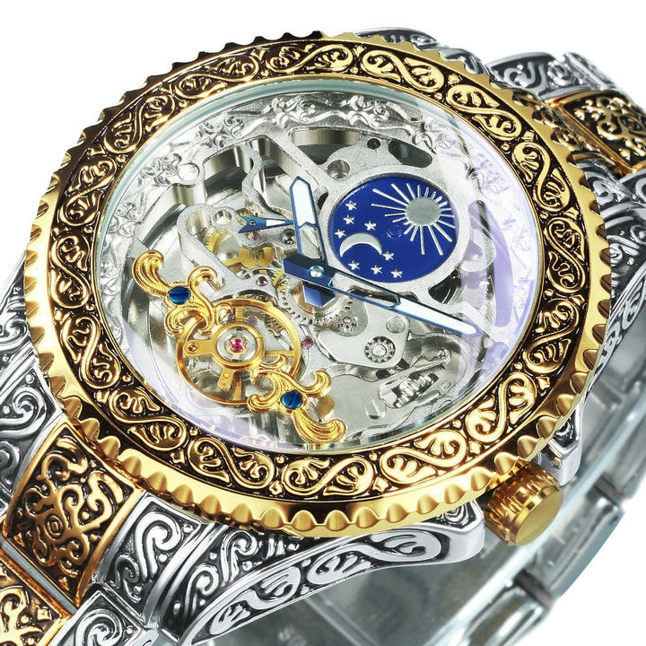 Devako Automatik Tourbillon Uhr - 30m wasserdicht, Automatikwerk, verstellbare Größe