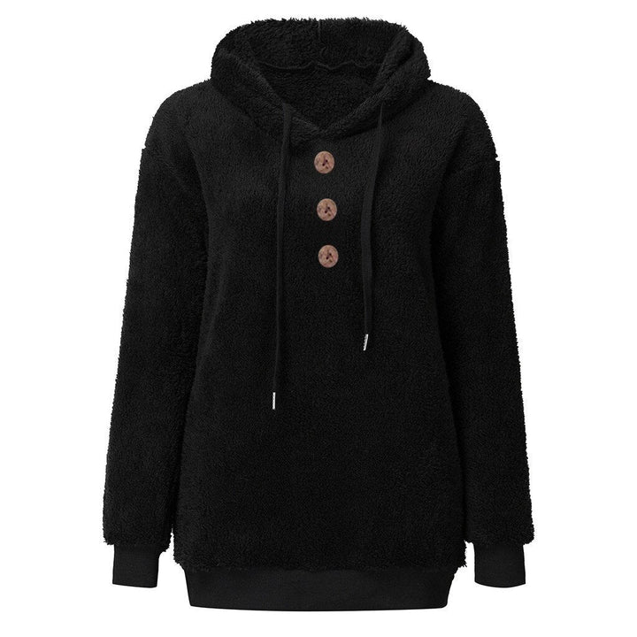 Kuscheliges Damen Fleece-Sweatshirt mit Kapuze - Kensa