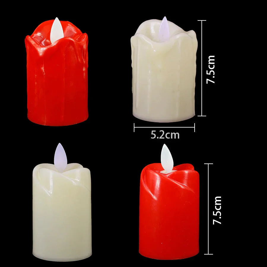 Flammenlose Fiesta - LED-Kerzen ohne Flamme für Geburtstage und Partys