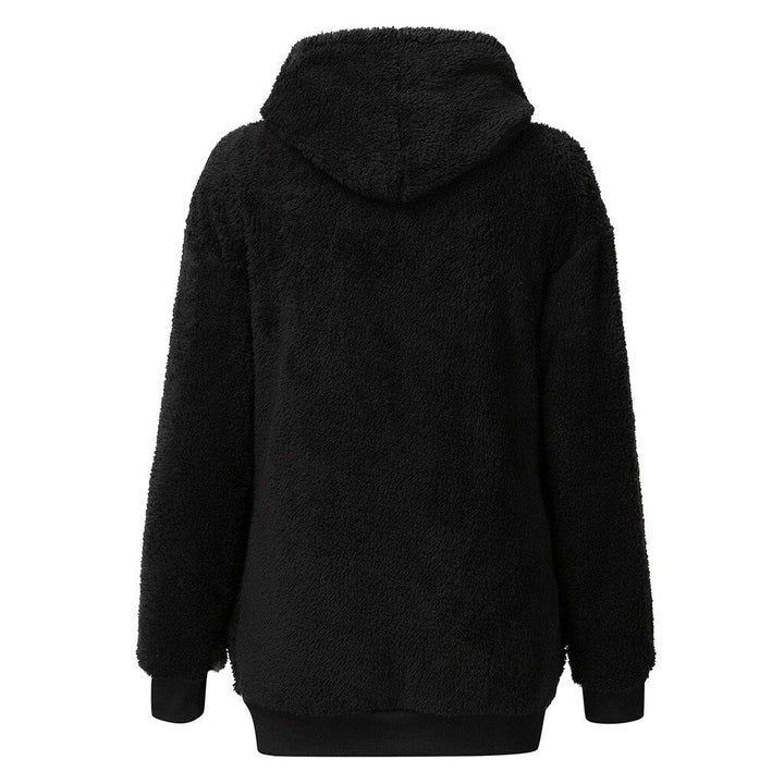 Kuscheliges Damen Fleece-Sweatshirt mit Kapuze - Kensa