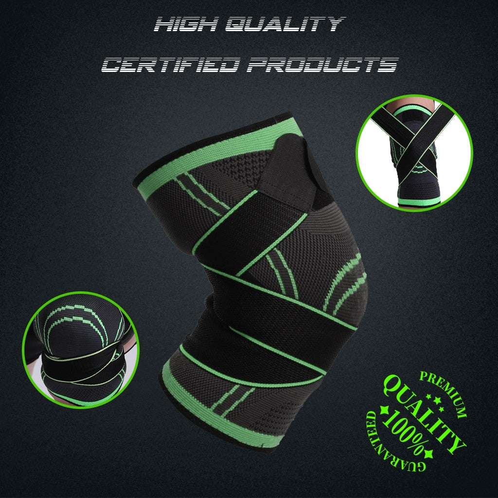 Kneex – 360 Kompressions-Kniebandage mit 3D-Stütze – Sport & Alltag