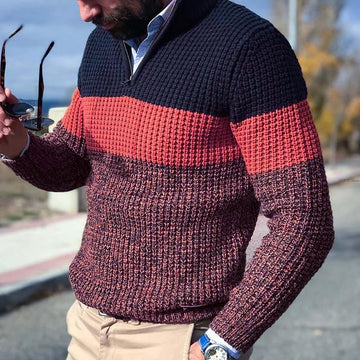 Devako Halo Pullover Invernale per Uomo - Misto Lana - Maglione Invernale Caldo e Alla Moda