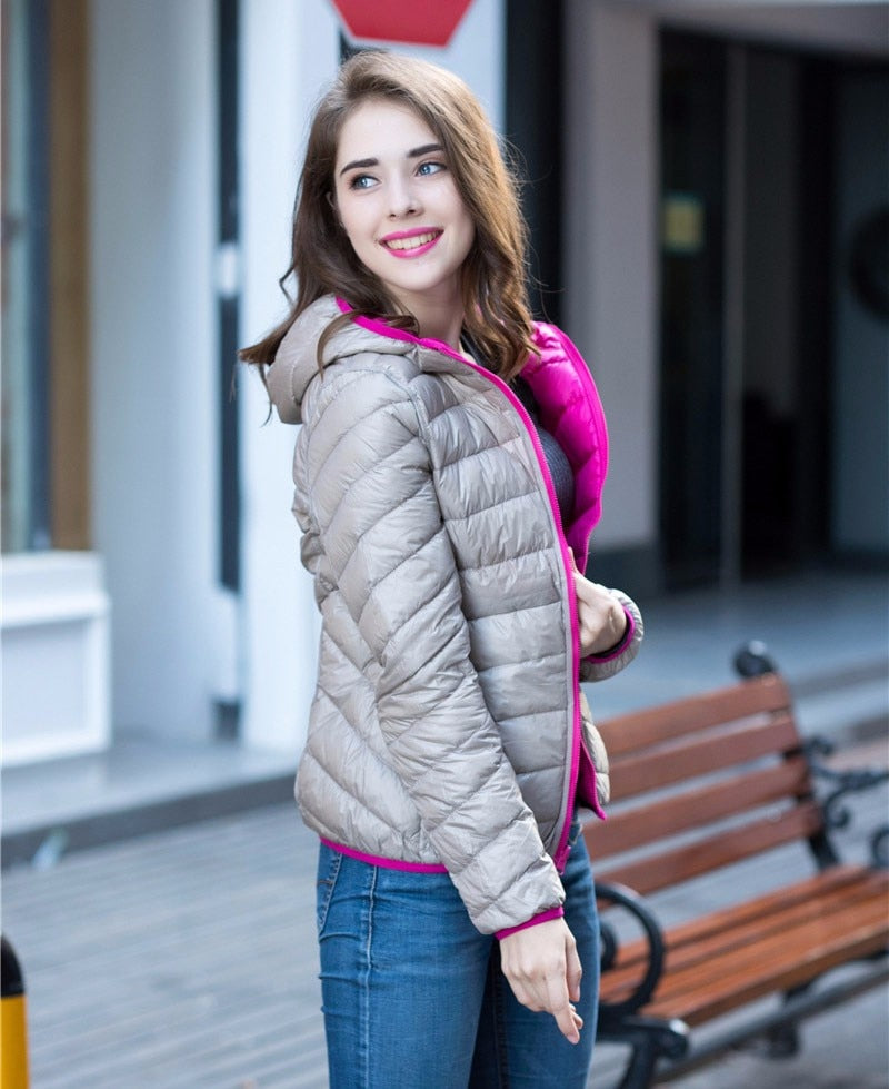 Harmonie | Giacca imbottita ultra leggera reversibile per uno stile versatile