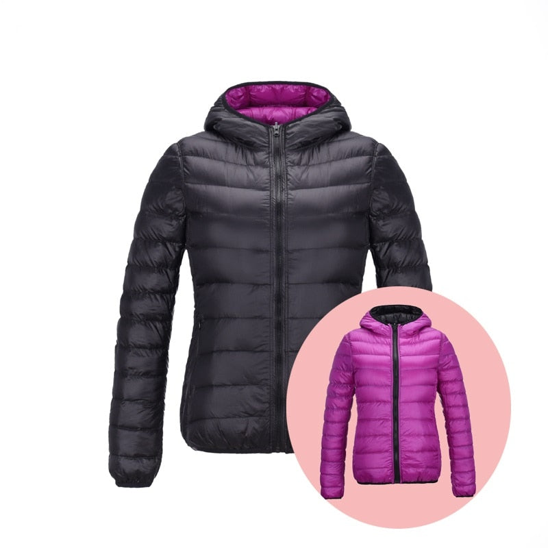 Harmonie | Giacca imbottita ultra leggera reversibile per uno stile versatile