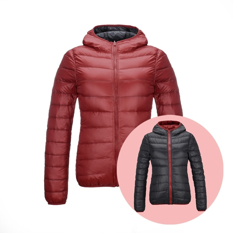 Harmonie | Giacca imbottita ultra leggera reversibile per uno stile versatile