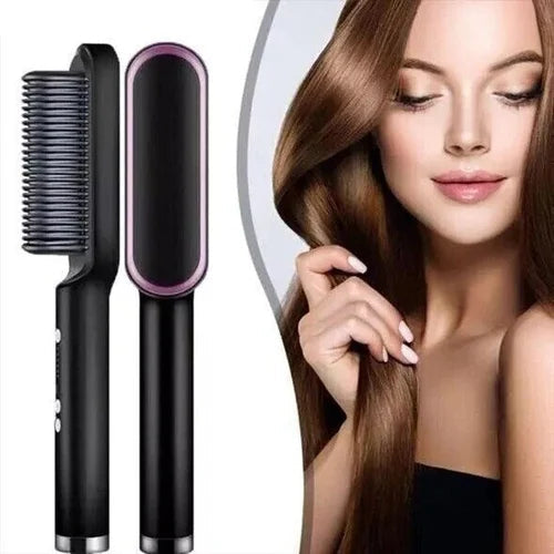 QuickGlam Styling-Kamm – Glattes, glänzendes Haar in 3 Minuten