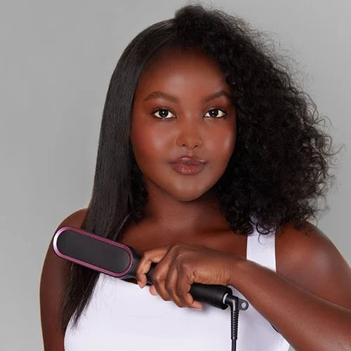 QuickGlam Styling-Kamm – Glattes, glänzendes Haar in 3 Minuten