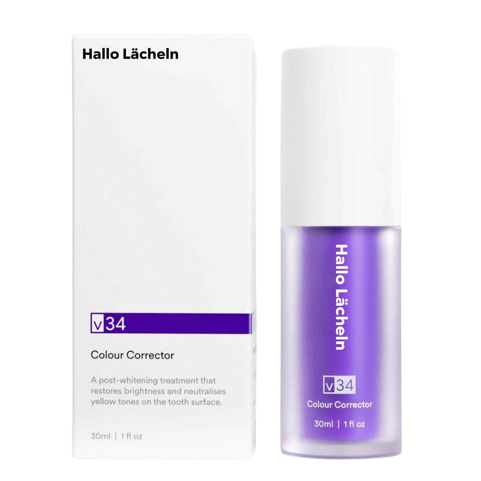 Hallo Smile Kleurcorrector - Zahnaufhellung mit Farbkorrektur-Technologie