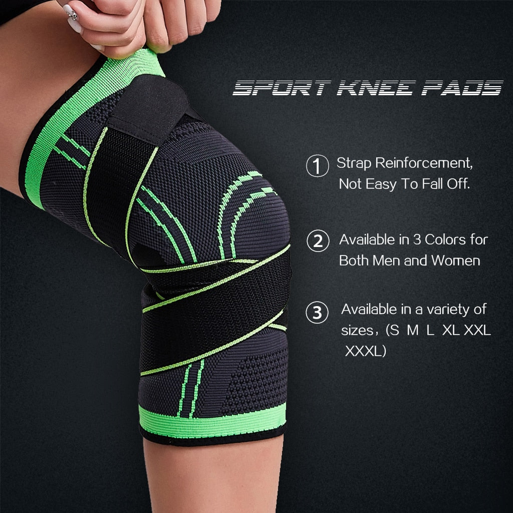 Kneex – 360 Kompressions-Kniebandage mit 3D-Stütze – Sport & Alltag