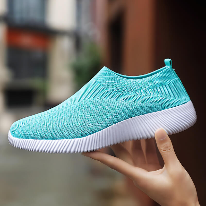 Ava – Rosa Slip-on Mesh Turnschuhe für Damen mit leichtem Komfort
