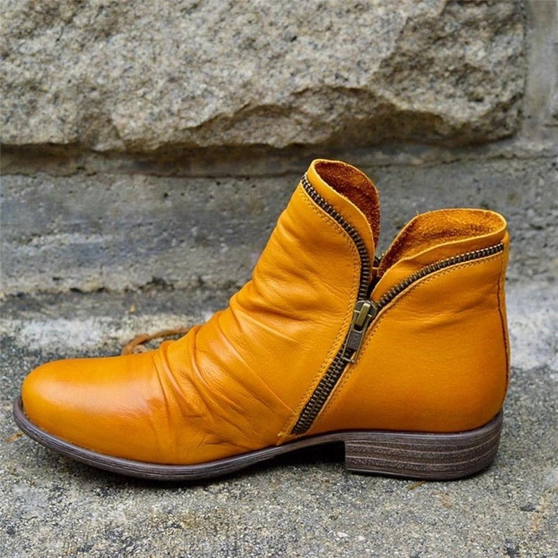 Damenstiefel mit Reißverschluss - Rene