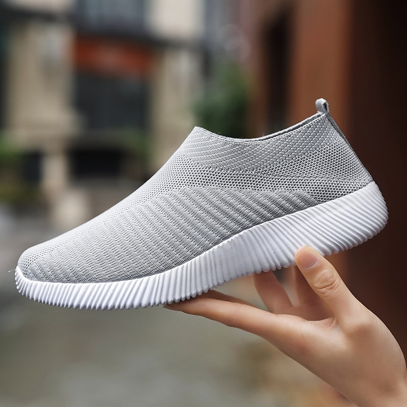 Ava – Rosa Slip-on Mesh Turnschuhe für Damen mit leichtem Komfort
