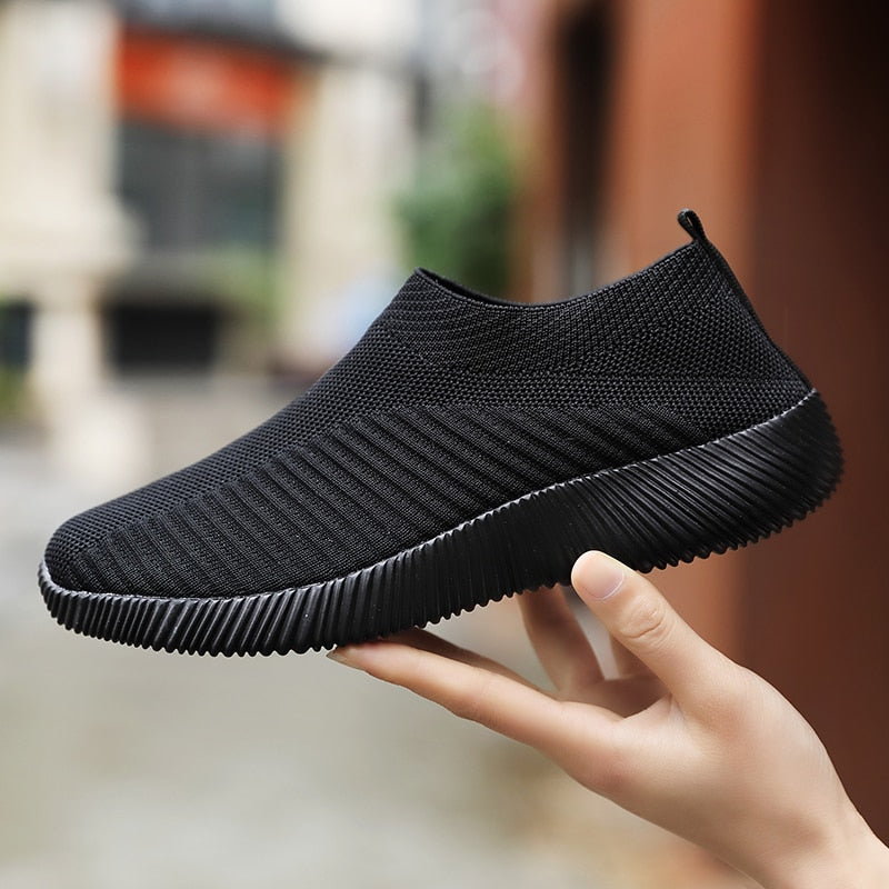 Ava – Rosa Slip-on Mesh Turnschuhe für Damen mit leichtem Komfort