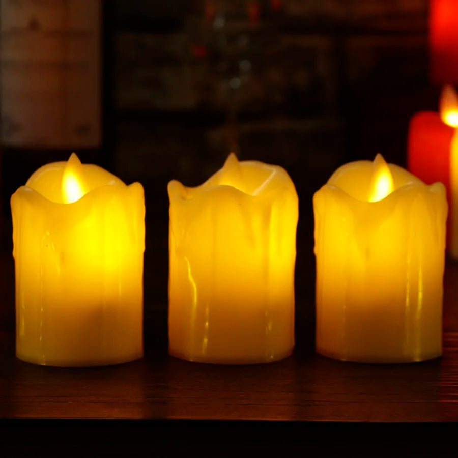 Flammenlose Fiesta - LED-Kerzen ohne Flamme für Geburtstage und Partys