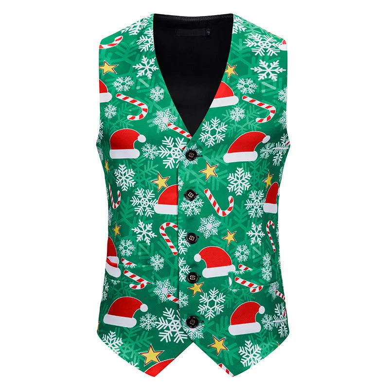 Varentio pánské sako s 3D potiskem – Slim Fit, vintage styl a elegantní design