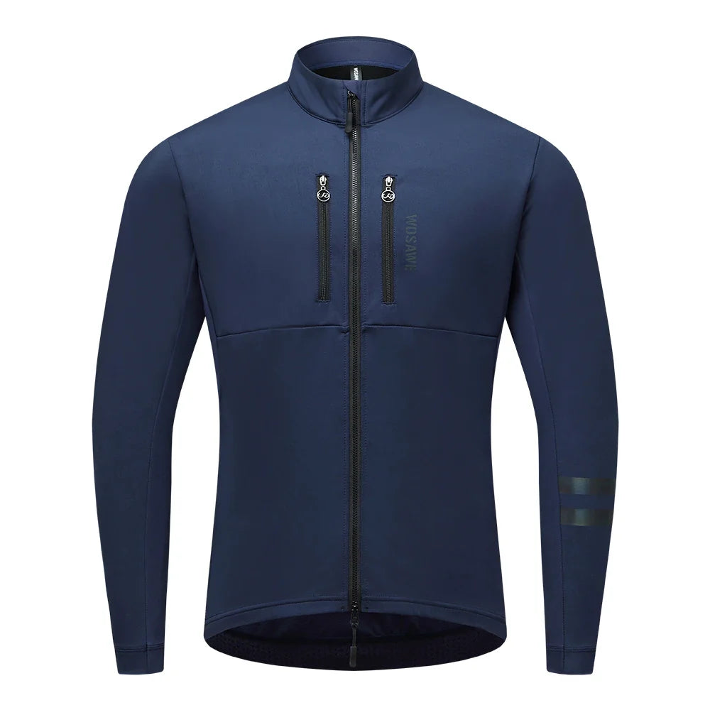 Nordyve Fleece Fahrradjacke – Warm, Winddicht & Bequem für Aktive Männer im Freien