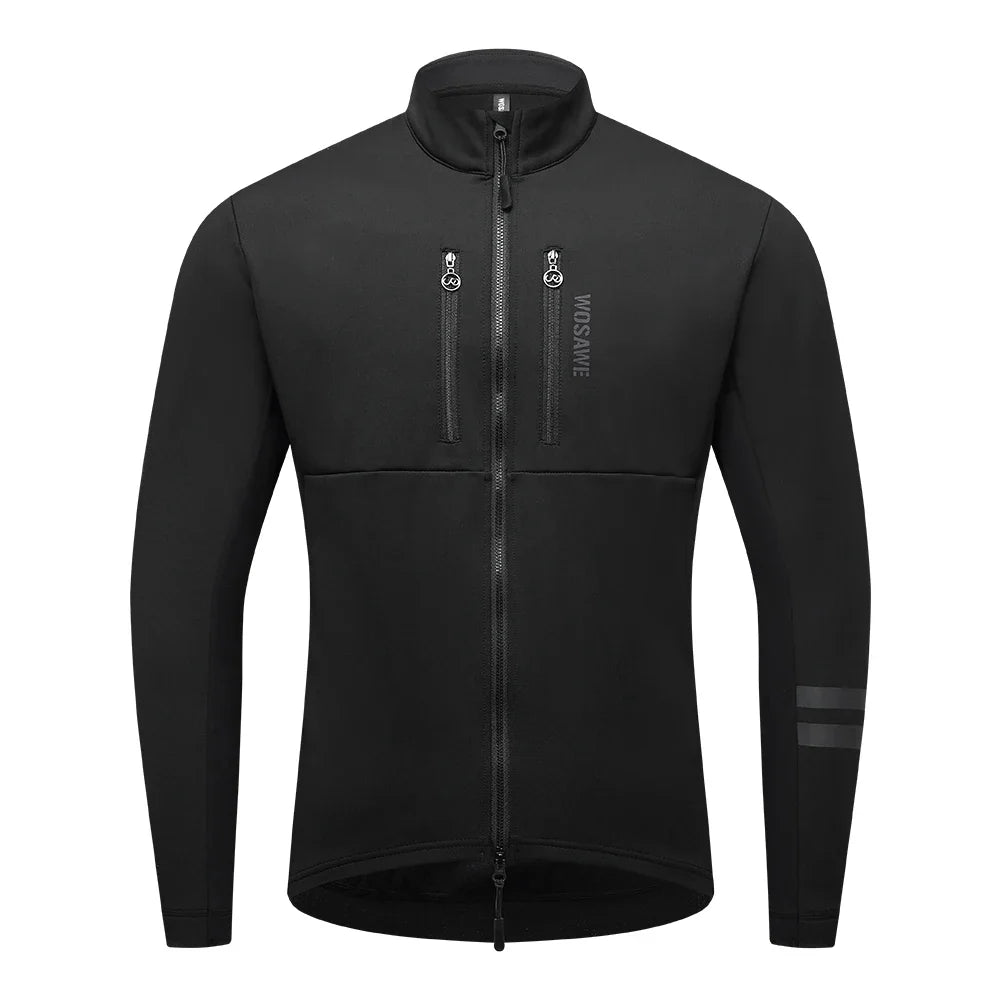 Nordyve Fleece Fahrradjacke – Warm, Winddicht & Bequem für Aktive Männer im Freien