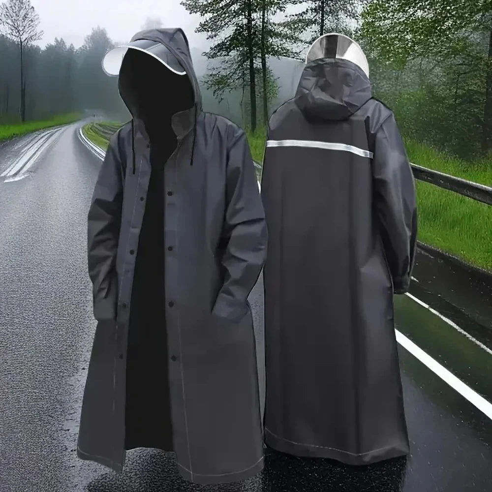 StormGuard – Sort regnfrakke til voksne, vandtæt & åndbar