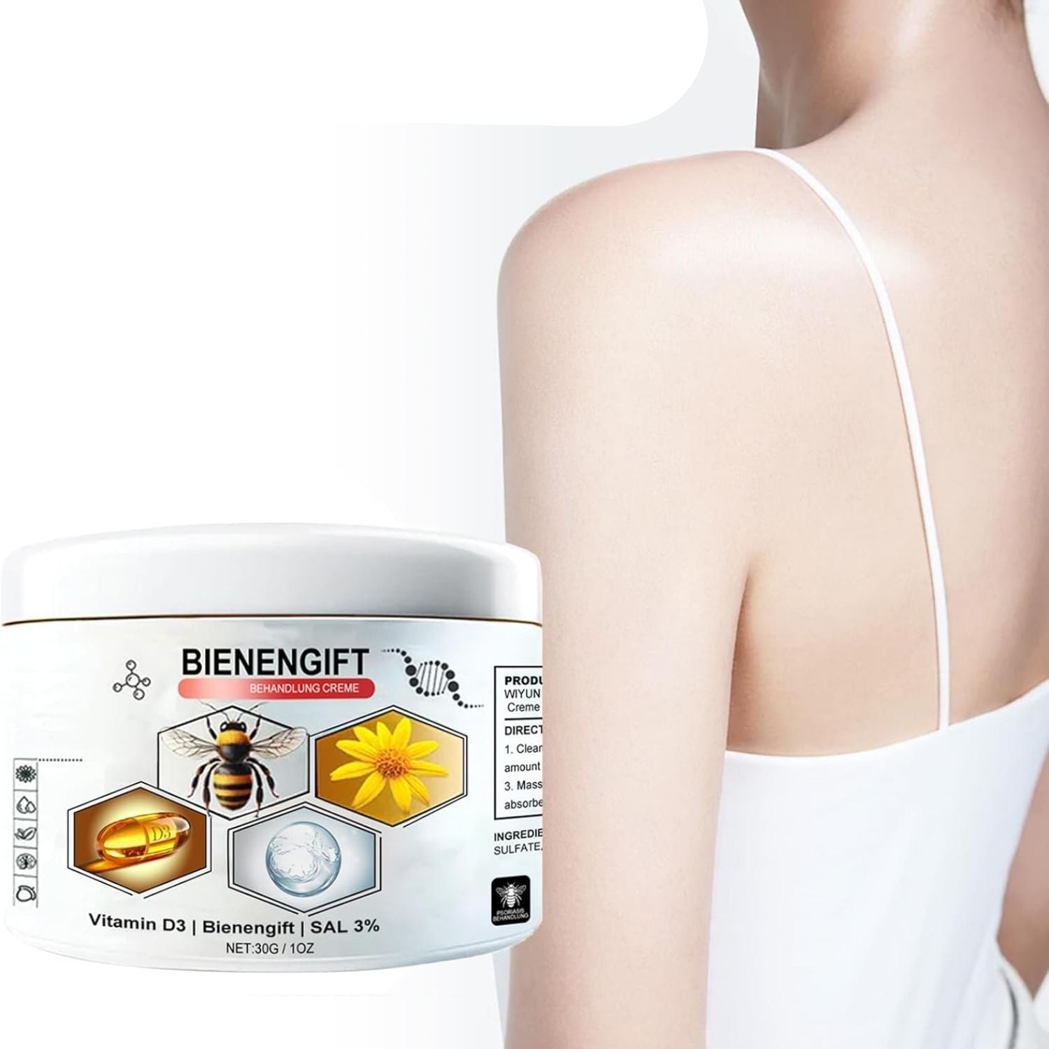 HoneyGlow Hautpflegecreme – Natürliche Pflege für strahlende Haut