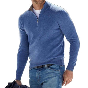 Halfzip Herrenpullover – Stilvoller Komfort mit Reißverschluss