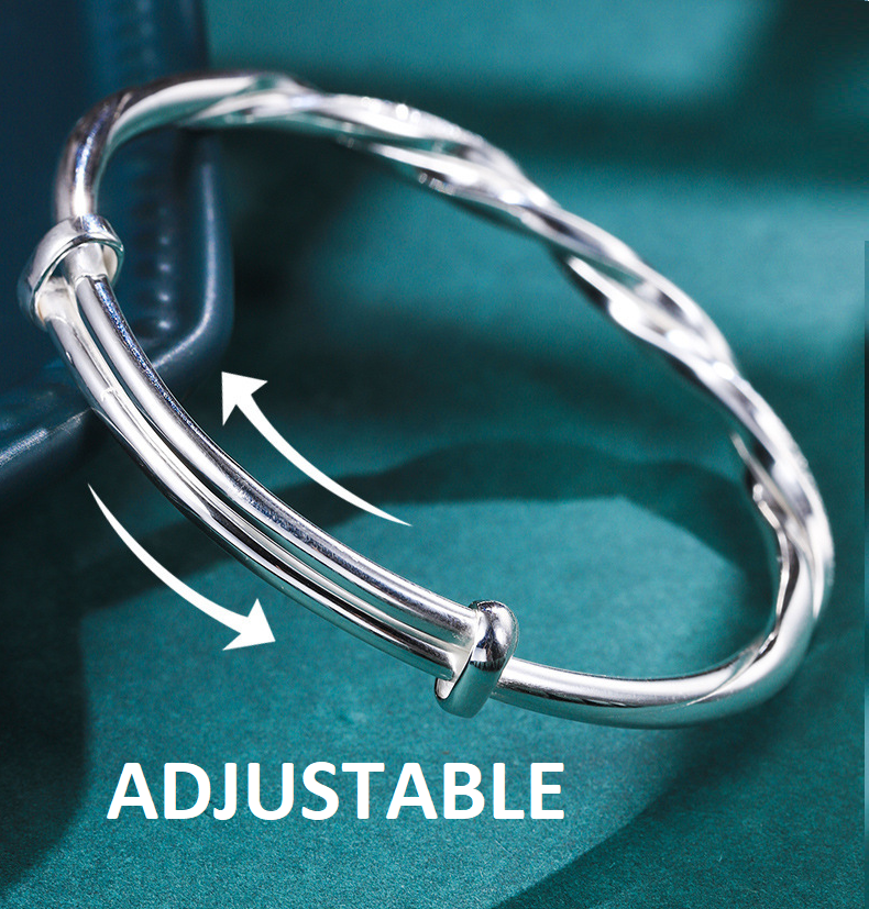 Geflochtenes 925er Silberarmband – Moderner, eleganter Armschmuck