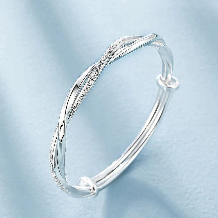 Geflochtenes 925er Silberarmband – Moderner, eleganter Armschmuck