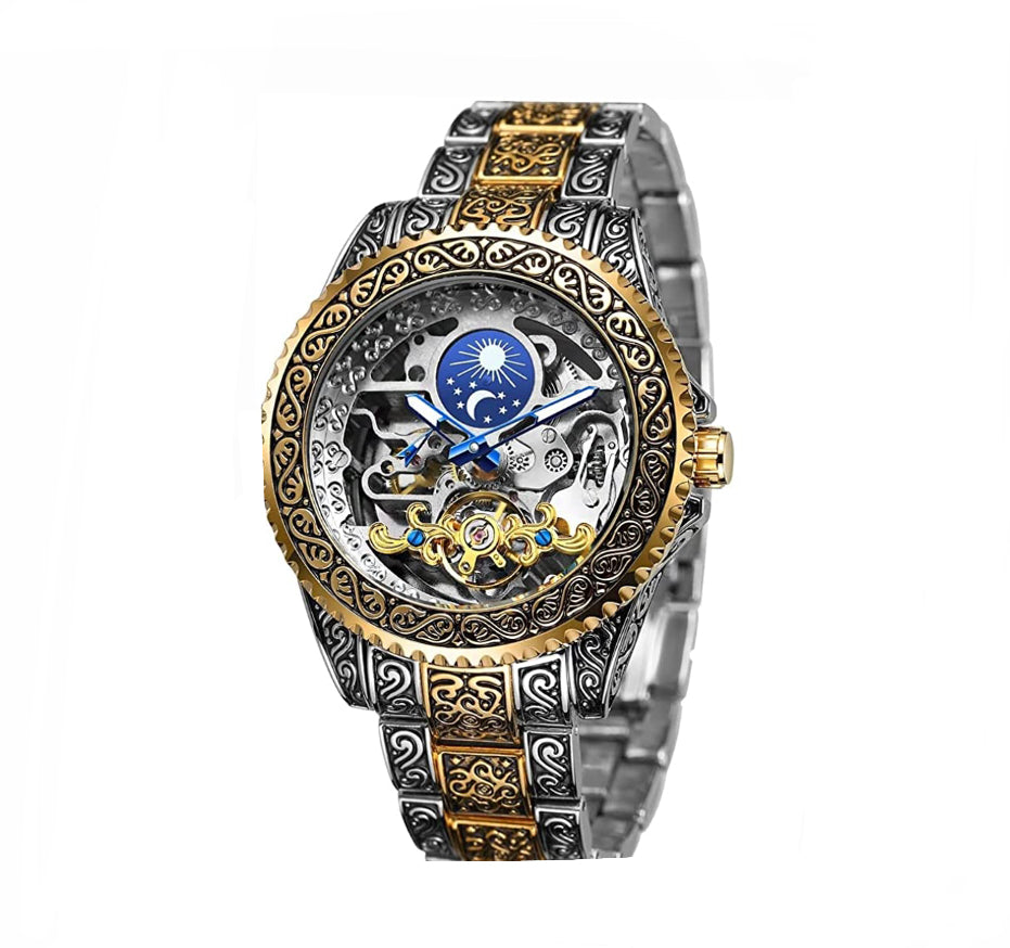 Devako Automatik Tourbillon Uhr - 30m wasserdicht, Automatikwerk, verstellbare Größe
