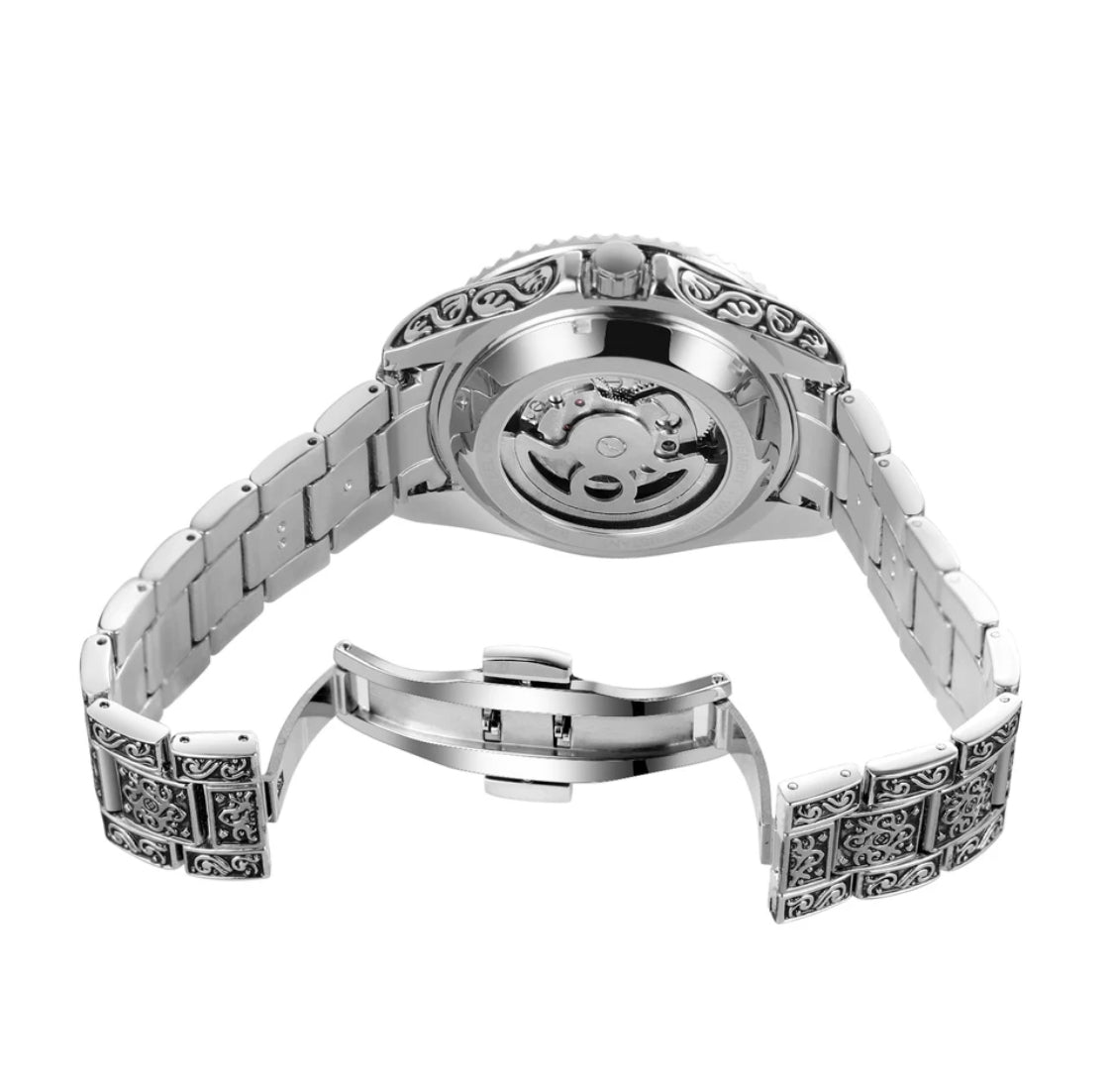 Devako Automatik Tourbillon Uhr - 30m wasserdicht, Automatikwerk, verstellbare Größe