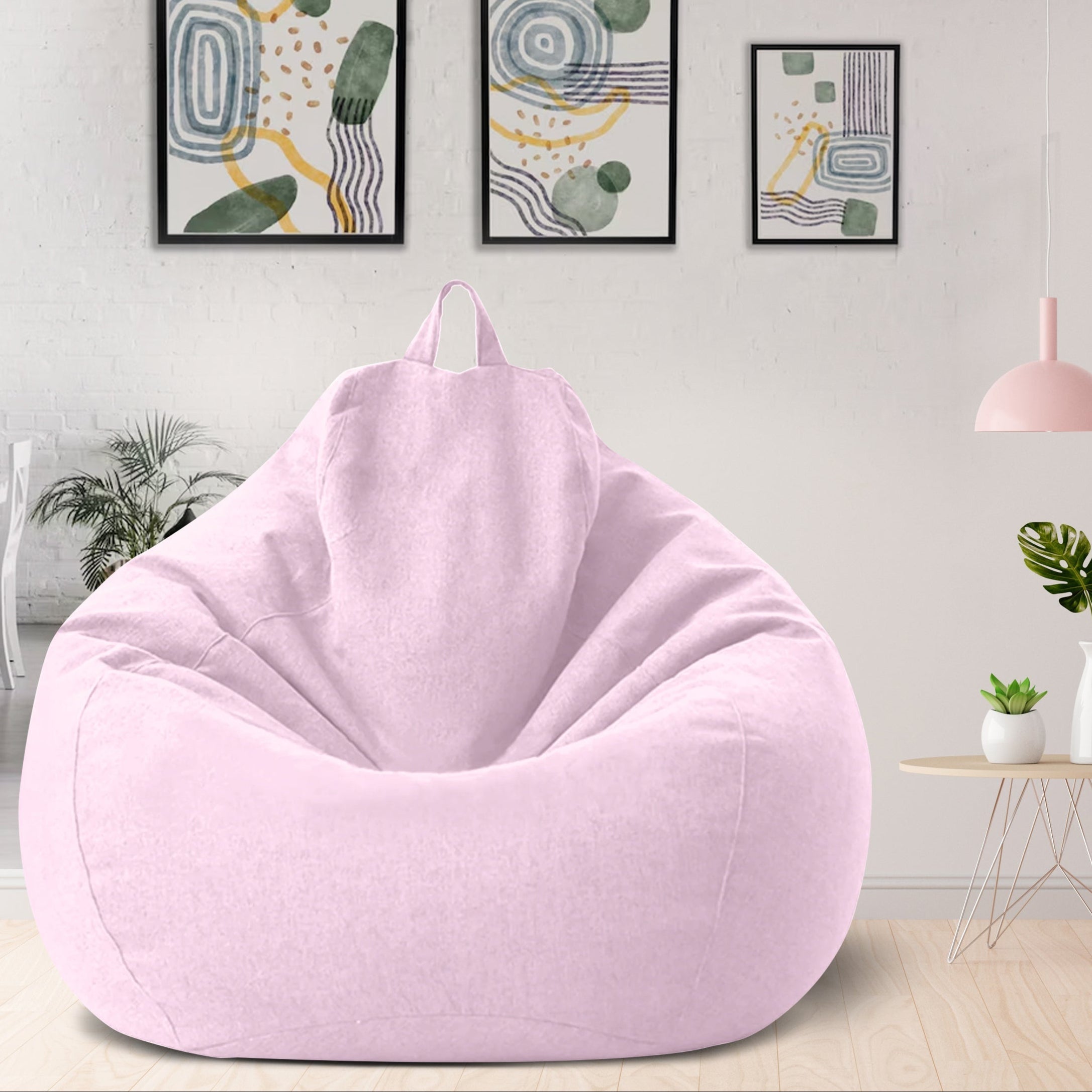 Linumo – Sitzsack Leinen ergonomisch – ideal für Zuhause