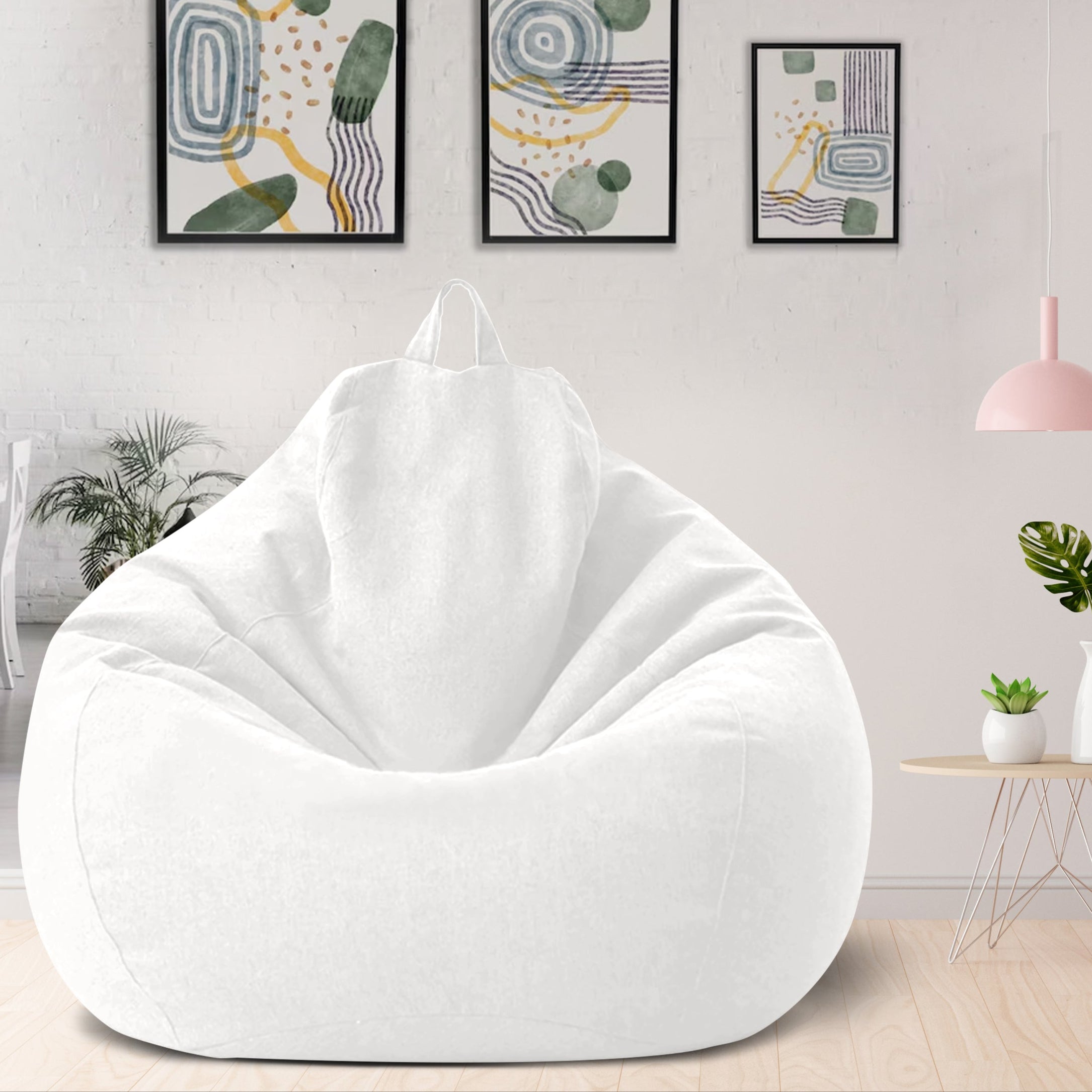 Linumo – Sitzsack Leinen ergonomisch – ideal für Zuhause