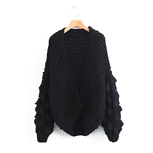 Devako Jennifer | Groft håndstrikket cardigan sweater