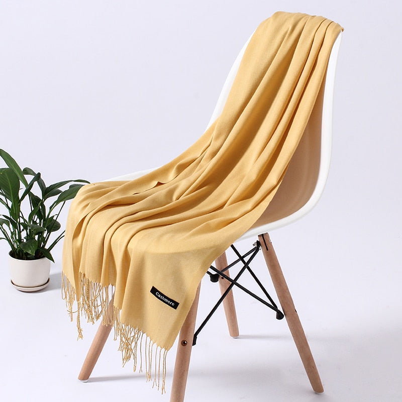Damen Winterschal aus Kaschmir – Elegant, weich & vielseitig