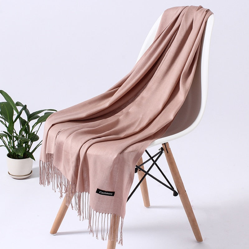 Damen Winterschal aus Kaschmir – Elegant, weich & vielseitig