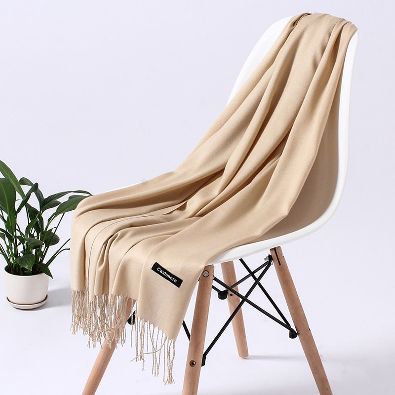 Damen Winterschal aus Kaschmir – Elegant, weich & vielseitig