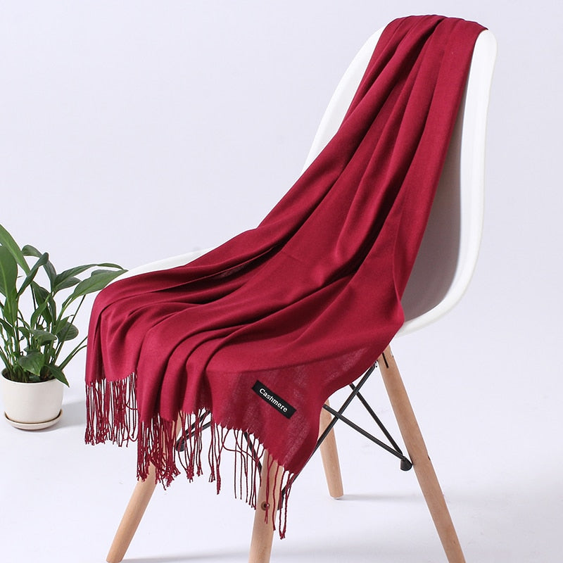 Damen Winterschal aus Kaschmir – Elegant, weich & vielseitig