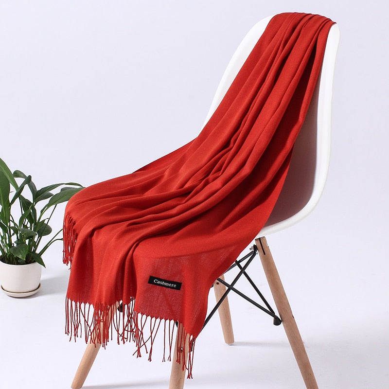 Damen Winterschal aus Kaschmir – Elegant, weich & vielseitig